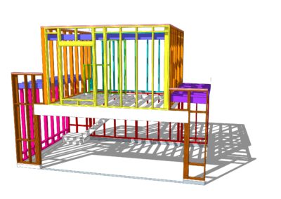 Wazemmes Plan Ossature 3D